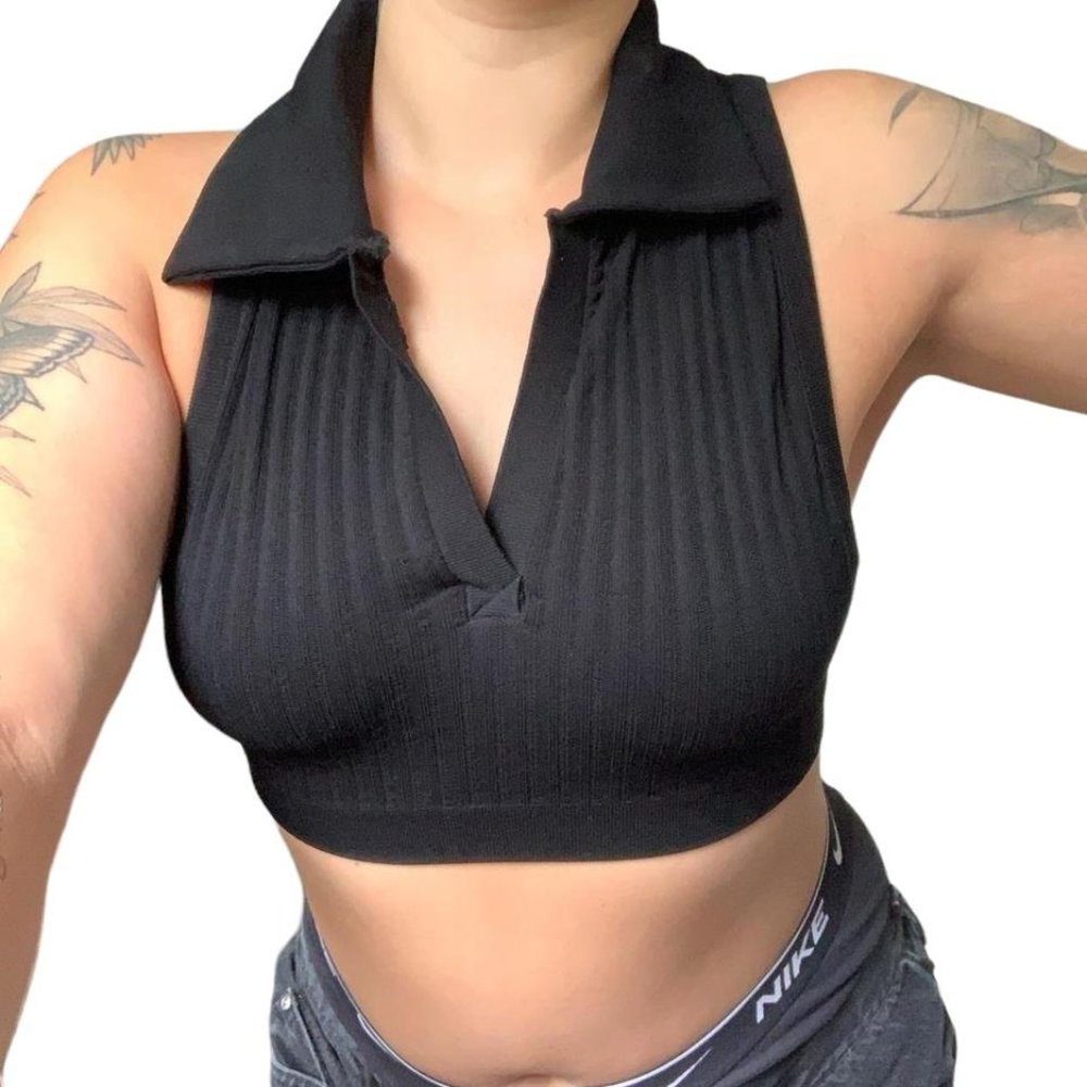 Urban Outfitters Out from Under Collared Sleeveless Top
